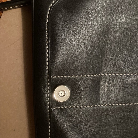 Coach Like-New Black Wristlet - Picture 7 of 9